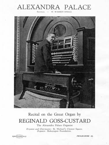 Goss-Custard Programme, Cover