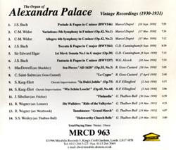 Mirabilis Records MRCD 963
